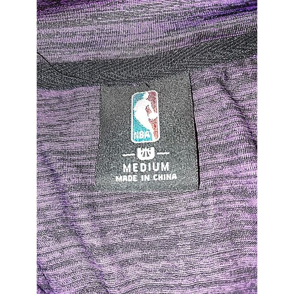 Los Angeles Lakers Purple zip pullover long sleeve size Medium Unisex - Picture 10 of 10